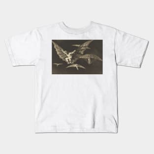 Manner of Flying, plate 13 in "Proverbs" by Francisco Goya Kids T-Shirt